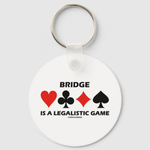 Chaveiro Bridge É Um Jogo Legalista (Traços De Cartão)
