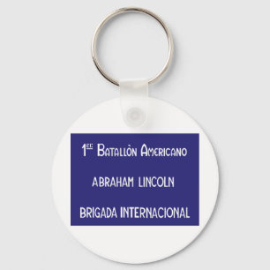 Chaveiro Brigadas Internacionais Abraham Lincoln 1ruas