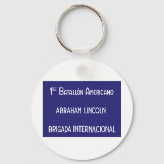 Chaveiro Brigadas Internacionais Abraham Lincoln 1ruas