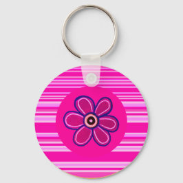 Chaveiro Bright Abstrato Flower Art