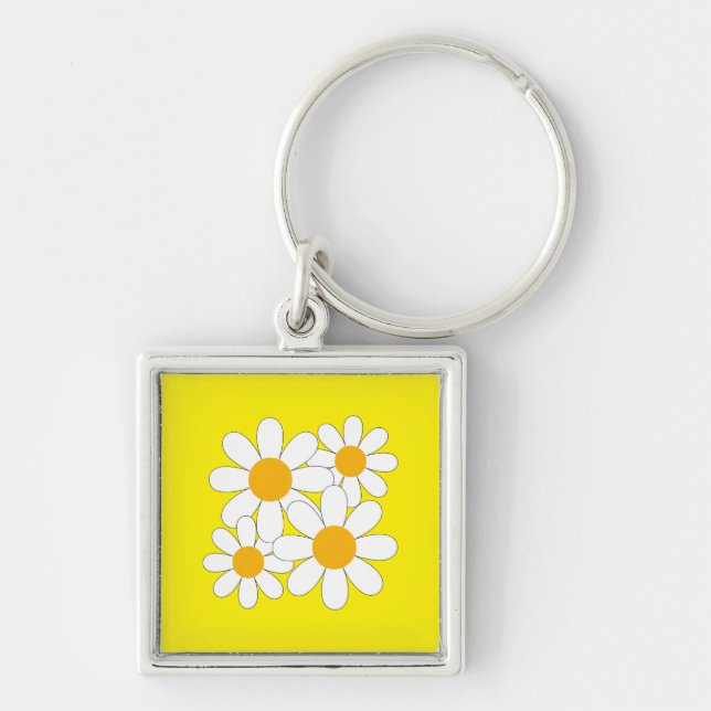 Chaveiro Bright and Bold Daisy (Frente)