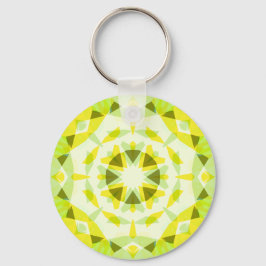 Chaveiro Bright Yellow Green Summer Star Dopamine Art