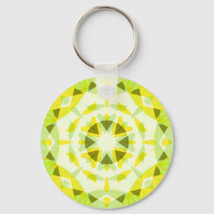 Chaveiro Bright Yellow Green Summer Star Dopamine Art