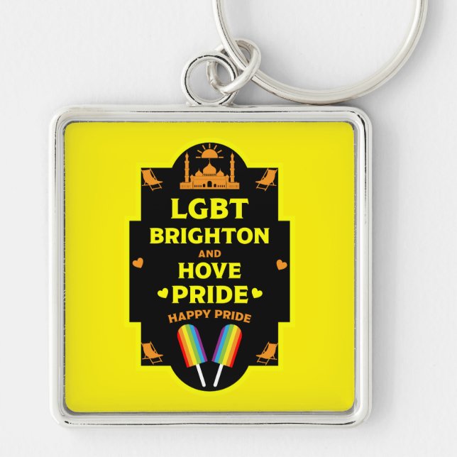 Chaveiro Brighton Orgulho gay (Frente)
