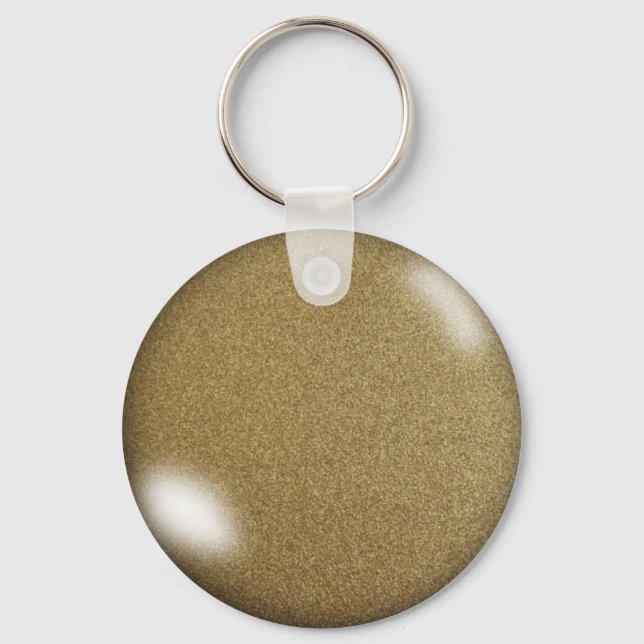 Chaveiro brilhante Dourado (Verso)
