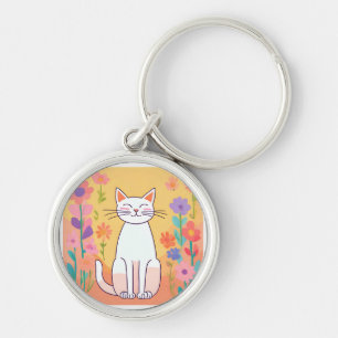 Chaveiro Brilhante Gato Brilhante