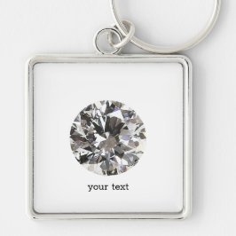 Chaveiro Brilliant Round Diamond