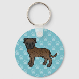 Chaveiro Brindle Cute Bullmastiff Dog