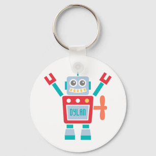 Chaveiro Brinquedo de Robô Vintage Fofo Para Crianças