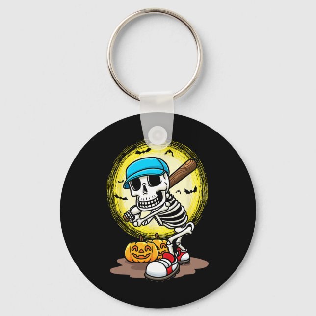 Chaveiro Brinquedos de Skeleton Softll Halloween (Frente)