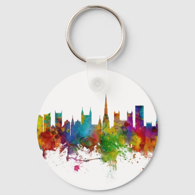 Chaveiro Bristol England Skyline (Frente)