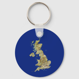 Chaveiro BRITÂNICO do mapa
