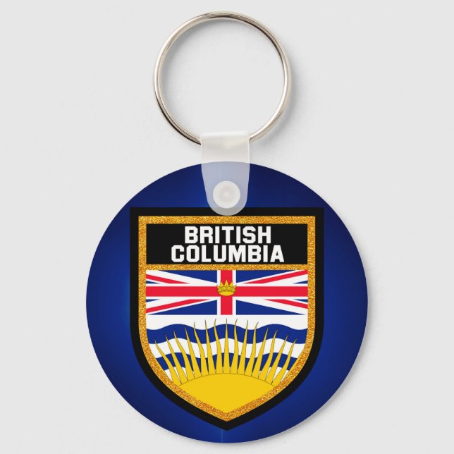 Chaveiro British Columbia Flag (Frente)