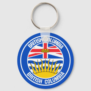 Chaveiro British Columbia Round Emblem