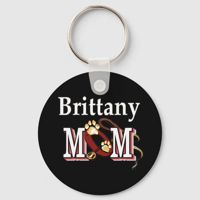 Chaveiro Brittany Dog MOM (Frente)