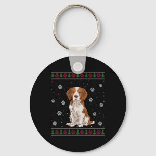 Chaveiro Brittany Spaniel Christmas Sweet Xmas Animal