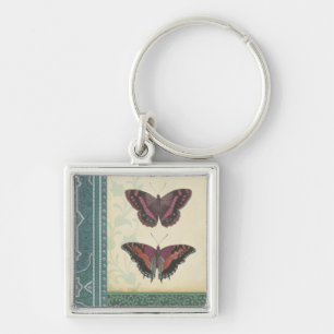 Chaveiro Brocade de borboleta decorativa do Vision Studio