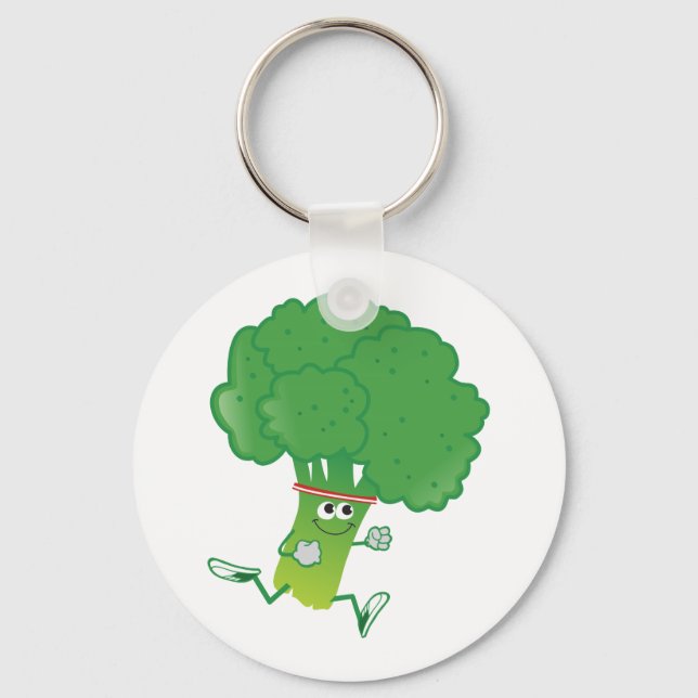 Chaveiro Broccoli em Execução Retroativa (Frente)