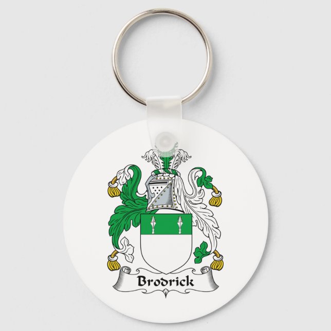 Chaveiro Brodrick Family Crest (Frente)