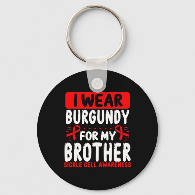 Chaveiro Brother Burgundy Fita Irmão Célula Falsa Gêmea A (Frente)