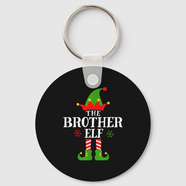 Chaveiro Brother Elf Funny Matching Family Group Christmas  (Frente)