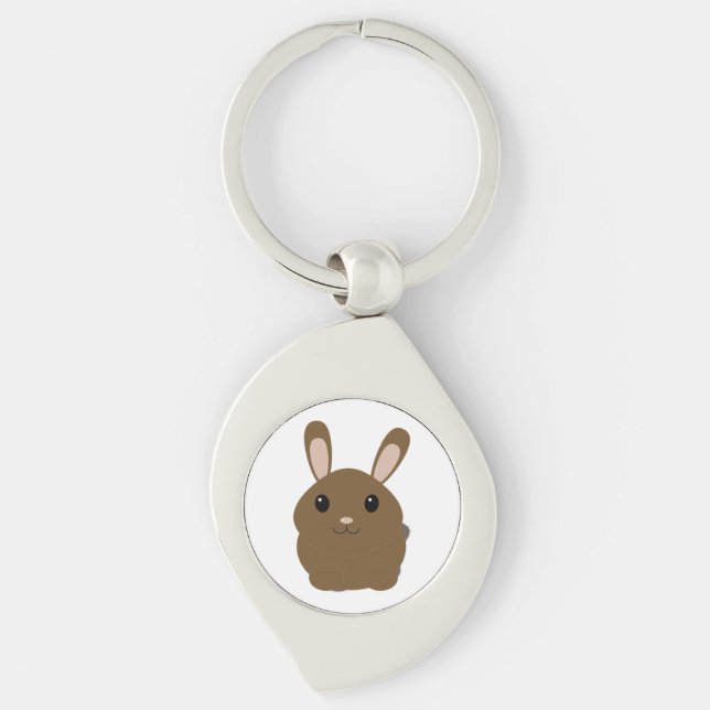 Chaveiro Brown Cartoon Bunny (Frente)