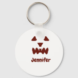 Chaveiro Brown Halloween assustador queda rosto acrescentar
