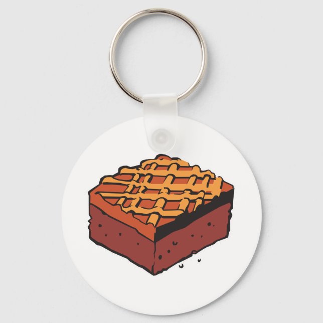 Chaveiro brownie de chocolate (Frente)