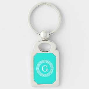 Chaveiro Brt Aqua What Grego - Quadro-chave Grego - Monogra