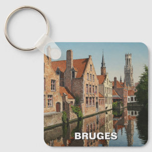 Chaveiro Bruges Belgium Viagem Souvenir Vintage