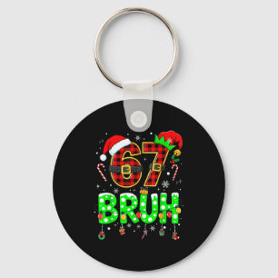 Chaveiro Bruh 67 Seis Sete 6 7 Meme Natal Engraçado Menino