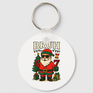 Chaveiro Bruh 67 Seis Sete 6 7 Meme Natal Papai Noel Pijama