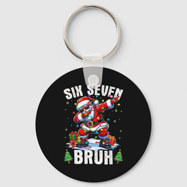 Chaveiro Bruh 67 Six Seven Santa Dabbing Christmas Shirts B (Frente)