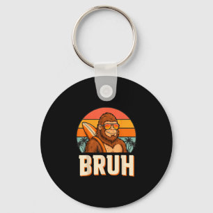 Chaveiro Bruh bigfoot meme gráfico meninos homens engraçado