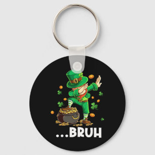 Chaveiro Bruh Dabbing Leprechaun Dia de São Patrício Piada