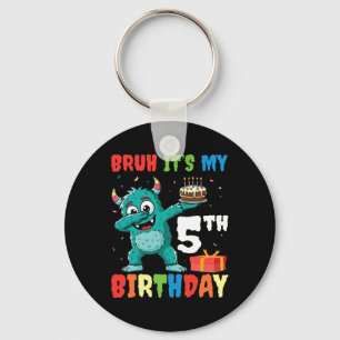Chaveiro Bruh É o meu 5 de Aniversário do Halloween Monster
