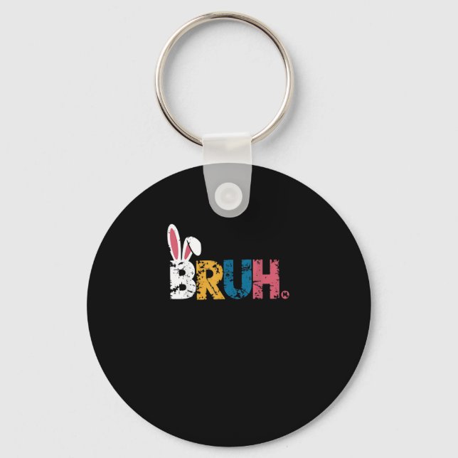 Chaveiro Bruh Easter Bunny Cute Memória Para Crianças _6 (Frente)
