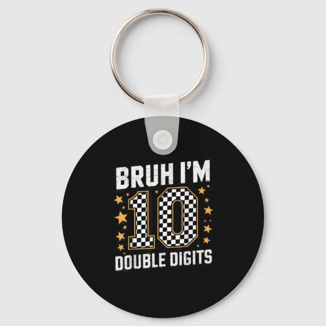Chaveiro Bruh Im Dígitos Duplos 10 Anos 10º Aniversário Bo (Frente)