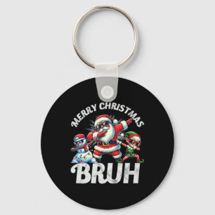 Chaveiro Bruh Meme Papais noeis A Esconder Através Do Natal