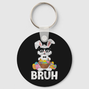 Chaveiro Bruh Páscoa Dia Engraçado Coelhinhos Páscoa Bruh K
