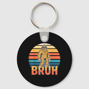 Chaveiro Bruh Pé Grande Sasquatch Divertido Retro