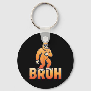 Chaveiro Bruh Pé Grande Sasquatch Meme Engraçado