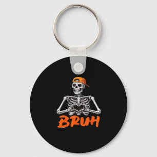 Chaveiro Bruh Skeleton Halloween Men Cl