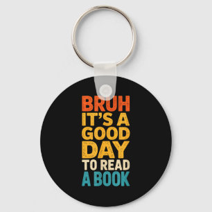 Chaveiro Bruh um bom dia para ler um livro professora mãe q