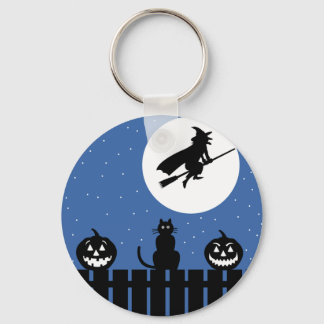 Chaveiro Bruxa de Halloween