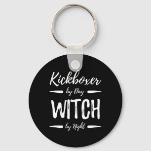 Chaveiro Bruxa Kickboxer Roupa de Halloween Engraçada de Ki