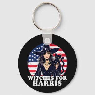 Chaveiro Bruxas De Mulheres Para Kamala Harris Halloween Po