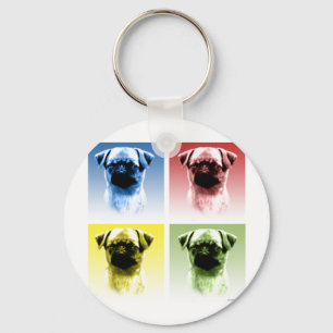Chaveiro Bruxelas Griffon Pop Art
