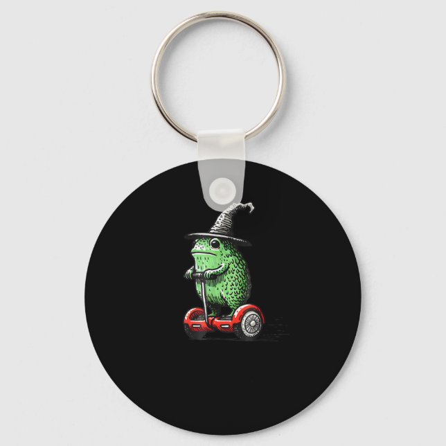 Chaveiro Bruxo Sapo Caprichoso Sai Para Cometer Tolices Fr (Frente)