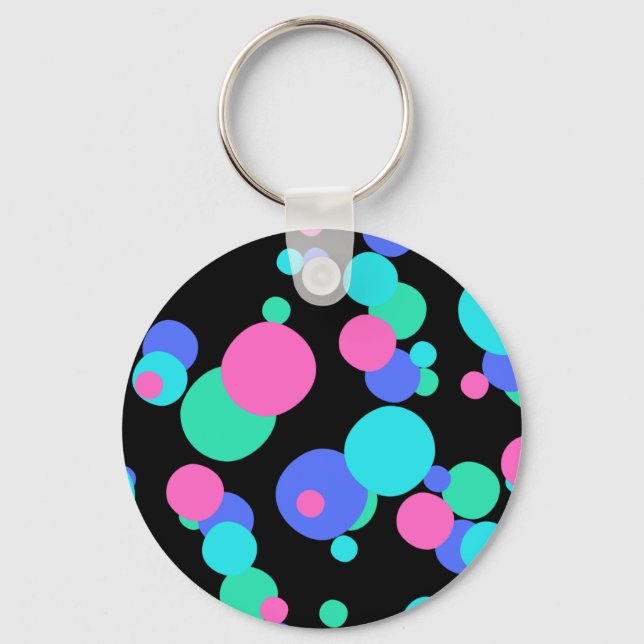 Chaveiro Bubble Abstract Pattern  (Frente)